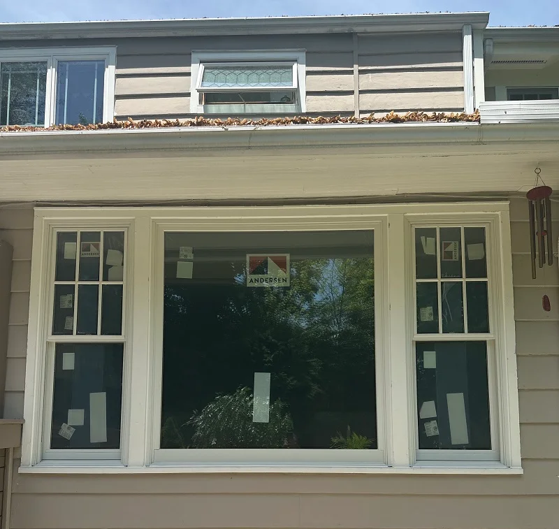 Andersen 400 Series Tilt Wash windows with maintenace-free exterior installed in Fairfield,CT